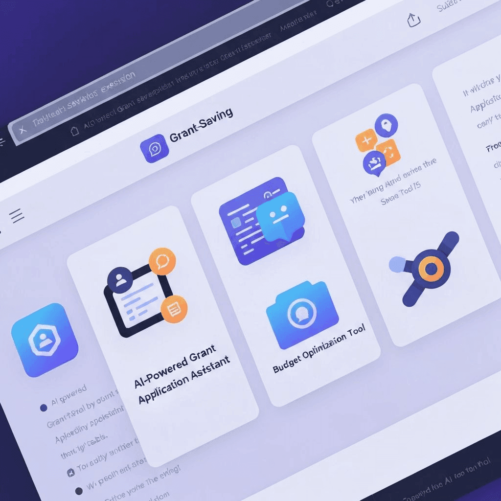 GRANTED browser extension in action on grant portal